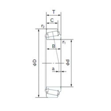 المحامل H-LM300849/H-LM300811 NACHI