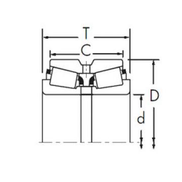 المحامل 48282/48220DC+X1S-48282 Timken