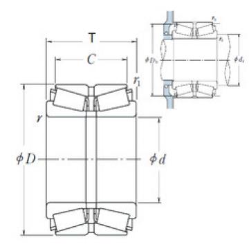 المحامل HR80KBE52X+L NSK