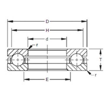 المحامل 50TVB190 Timken