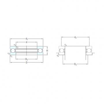 المحامل 51100 SKF