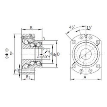 المحامل DKLFA30110-2RS INA