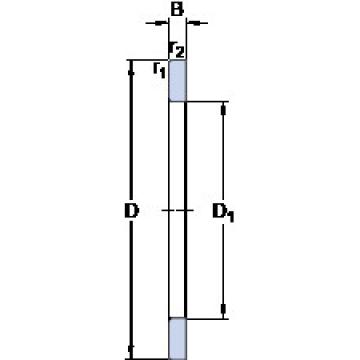 المحامل GS 81136 SKF