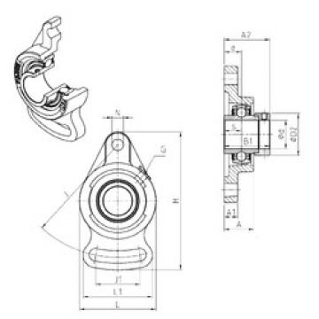 المحامل EXFA208 SNR