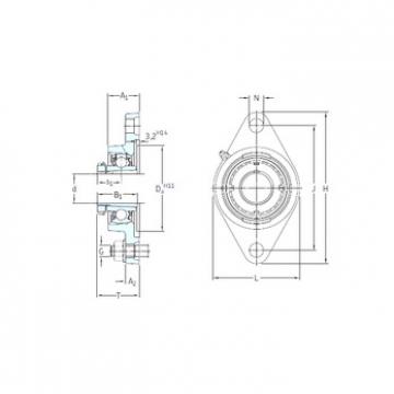 المحامل FYTJ 30 KF+H 2306 SKF