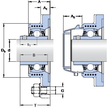 المحامل FYWK 1.1/2 YTH SKF