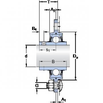 المحامل PFD 3/4 TF SKF