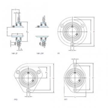 المحامل PF 50 RM SKF