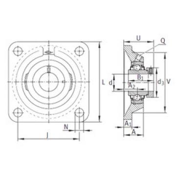 المحامل RCJ40-N-FA125 INA