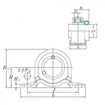 المحامل SAPP205-16 KOYO