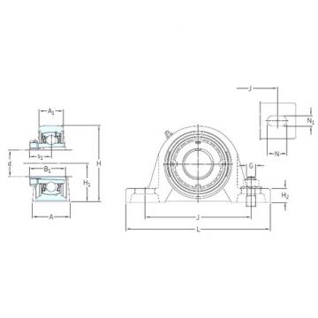 المحامل SYJ 30 KF+HE 2306 SKF