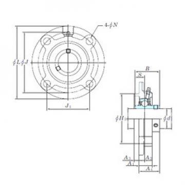 المحامل UCFCX05E KOYO