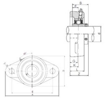 المحامل UCFL314 ISO