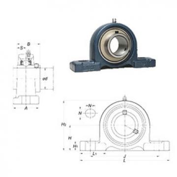 المحامل UCP207-23 FYH