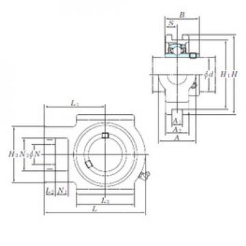 المحامل UCT207-22E KOYO