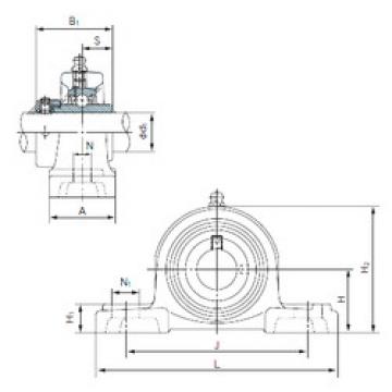 المحامل UGP211 NACHI