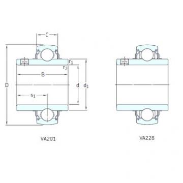 المحامل YAR214-207-2FW/VA228 SKF