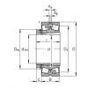 FAG Pendelrollenlager - 23024-E1A-XL-K-M + H3024