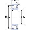 المحامل 628/5-2Z SKF