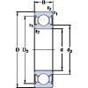 المحامل W 61803-2Z SKF #1 small image