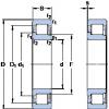 المحامل NJ 18/750 MA SKF #1 small image