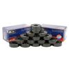 16 inline Skate Sealed Bearing Bronze Cage Black Ball Bearings Rolling