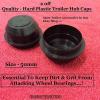 Trailer Hub Caps 2 Bearings Plastic Wheel Car Camping Motorbike Goods Builders