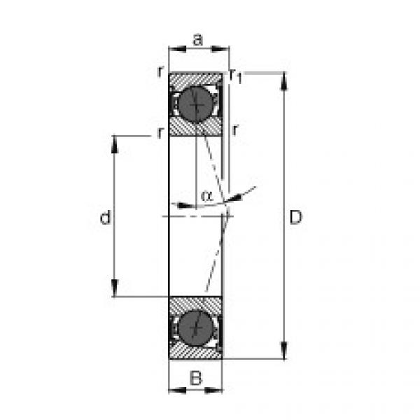 FAG Spindellager - HCB7026-C-2RSD-T-P4S #1 image