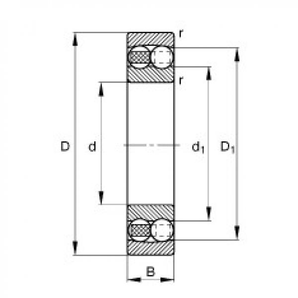 Bearing 1201-TVH FAG #1 image