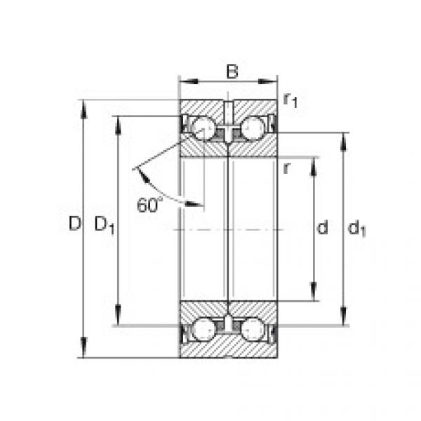 FAG Axial-Schr&auml;gkugellager - ZKLN3572-2Z-XL #1 image