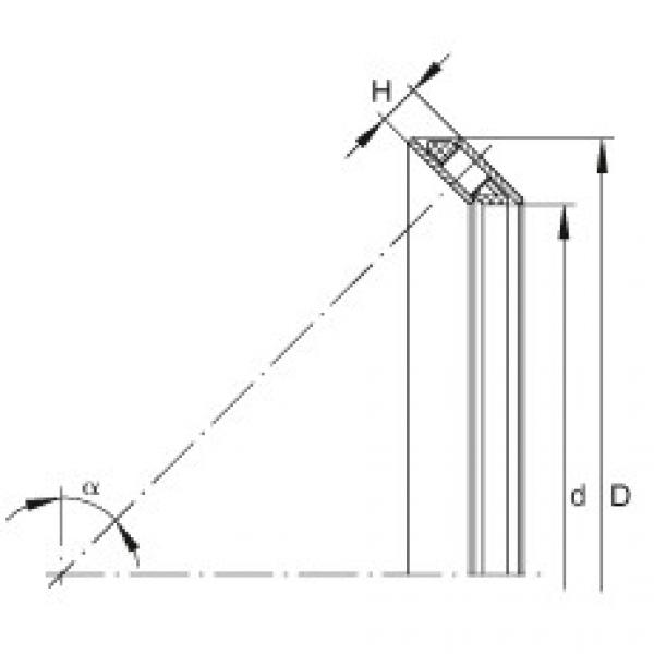 FAG Axial-Schr&auml;grollenlager - AXS100115 #1 image