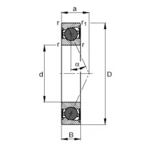 FAG Spindellager - HCB7018-E-2RSD-T-P4S #1 image