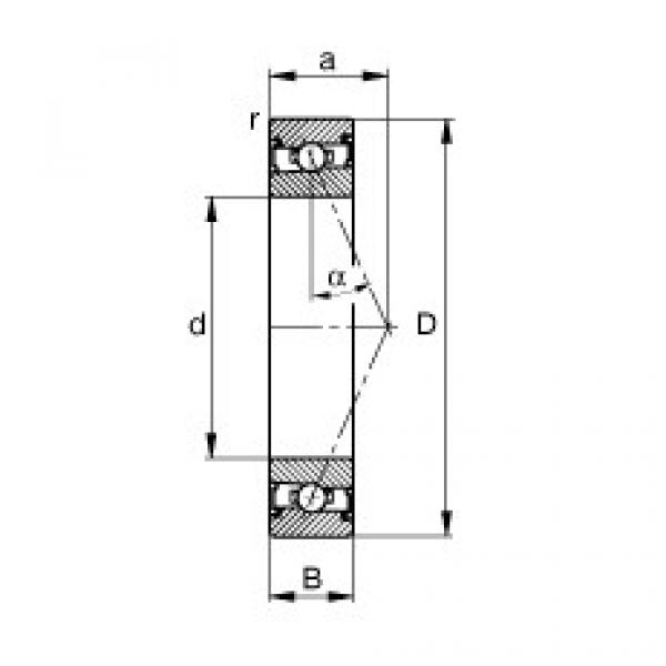 FAG Spindellager - HSS71906-E-T-P4S #1 image