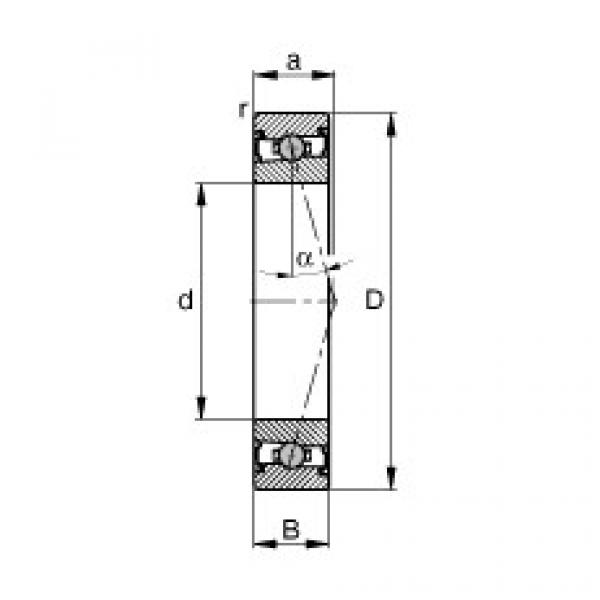 FAG Spindellager - HCS71908-C-T-P4S #1 image