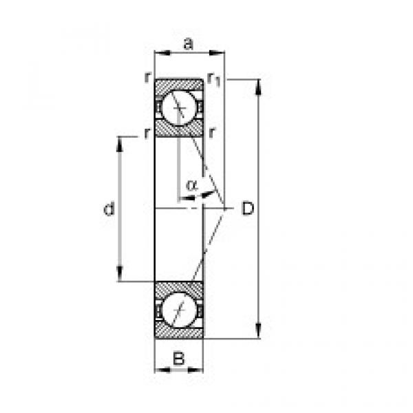 المحامل B7005-E-T-P4S FAG #1 image