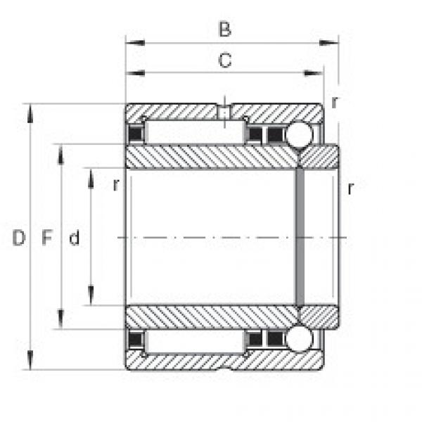 FAG Nadel-Schr&auml;gkugellager - NKIB5913-XL #1 image