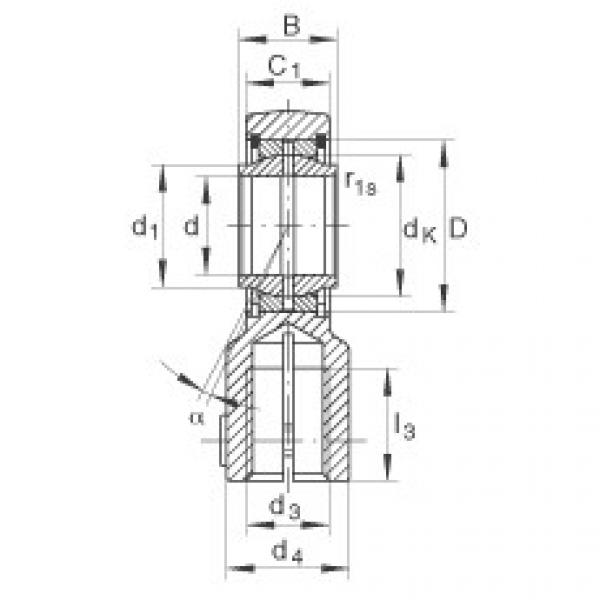 FAG Hydraulic rod ends - GIHNRK32-LO #1 image