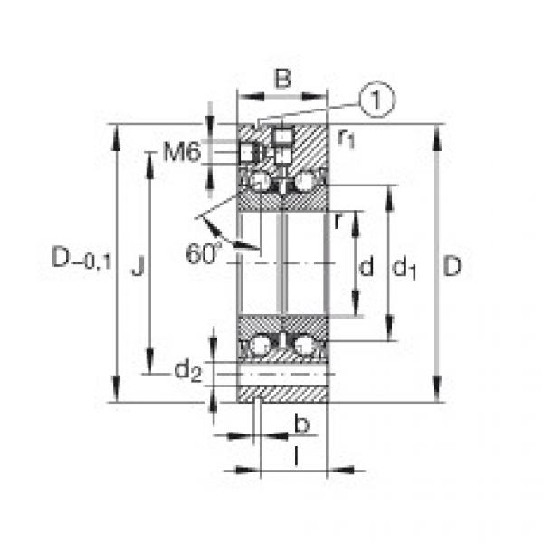 FAG Axial-Schr&auml;gkugellager - ZKLF1560-2Z-XL #1 image