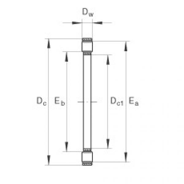 FAG Axial cylindrical roller and cage assembly - K81252-M #1 image