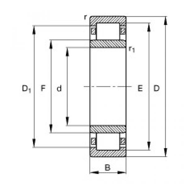 FAG Zylinderrollenlager - NU420-XL-M1 #1 image