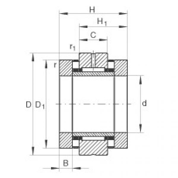 FAG Nadel-Axial-Zylinderrollenlager - ZARN3080-TV #1 image