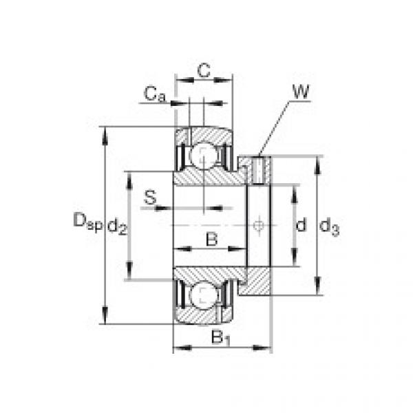 FAG شعاعي إدراج الكرات - GRA010-NPP-B-AS2/V #1 image