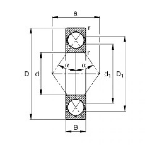 FAG أربعة محامل الاتصال نقطة - QJ310-XL-MPA #1 image