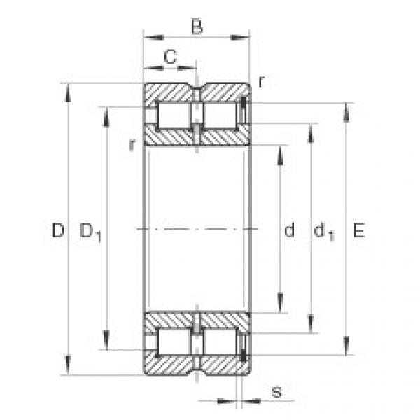 المحامل SL185072-TB INA #1 image