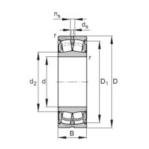 FAG Sealed spherical roller bearings - WS22311-E1-XL-2RSR #1 image