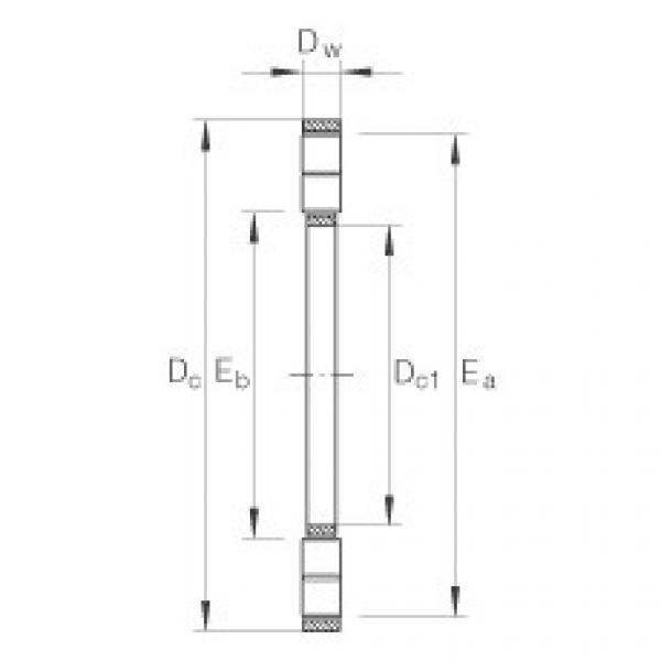 FAG Axial-Zylinderrollenkranz - K89309-TV #1 image