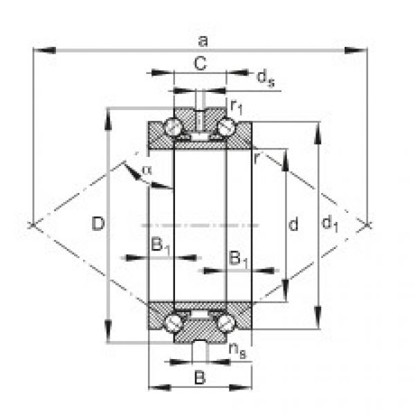 FAG Axial-Schr&auml;gkugellager - 234422-M-SP #1 image