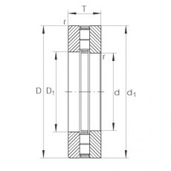 FAG Axial-Zylinderrollenlager - 89309-TV #1 image