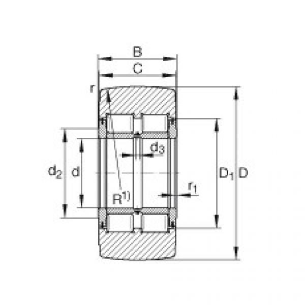 FAG نير نوع بكرات المسار - NNTR60X150X75-2ZL #1 image