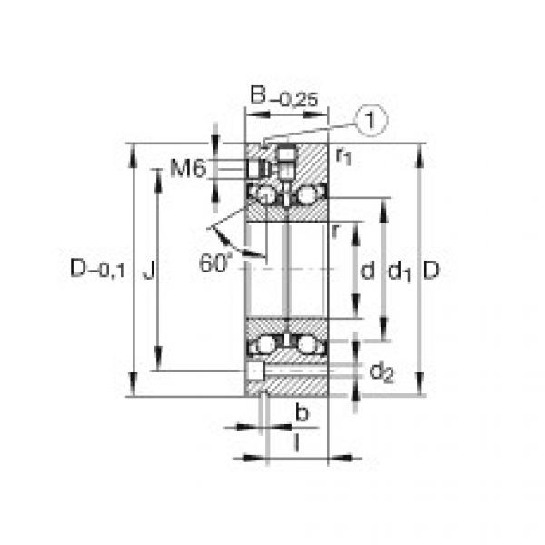 FAG Axial-Schr&auml;gkugellager - ZKLF70155-2Z-XL #1 image